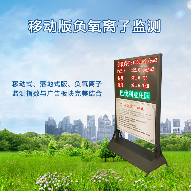 移動版負(fù)氧離子監(jiān)測系統(tǒng)
