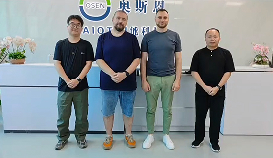 俄羅斯農(nóng)業(yè)水文水利領(lǐng)域客戶一行蒞臨奧斯恩進(jìn)行實地參觀考察