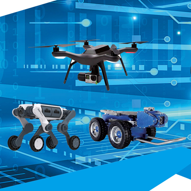 機(jī)器狗機(jī)器人無(wú)人機(jī)巡航感知